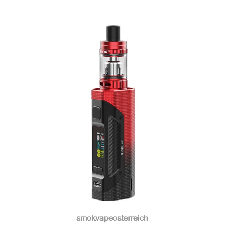 SMOK Vape Österreich - SMOK Rigel Mini-Kit Schwarz Rot FRP2251